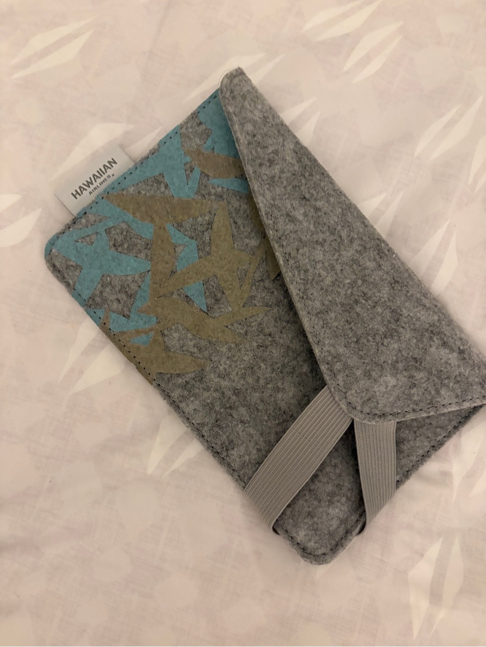 Hawaiian Airlines Felt Travel Case by NOHO HOME